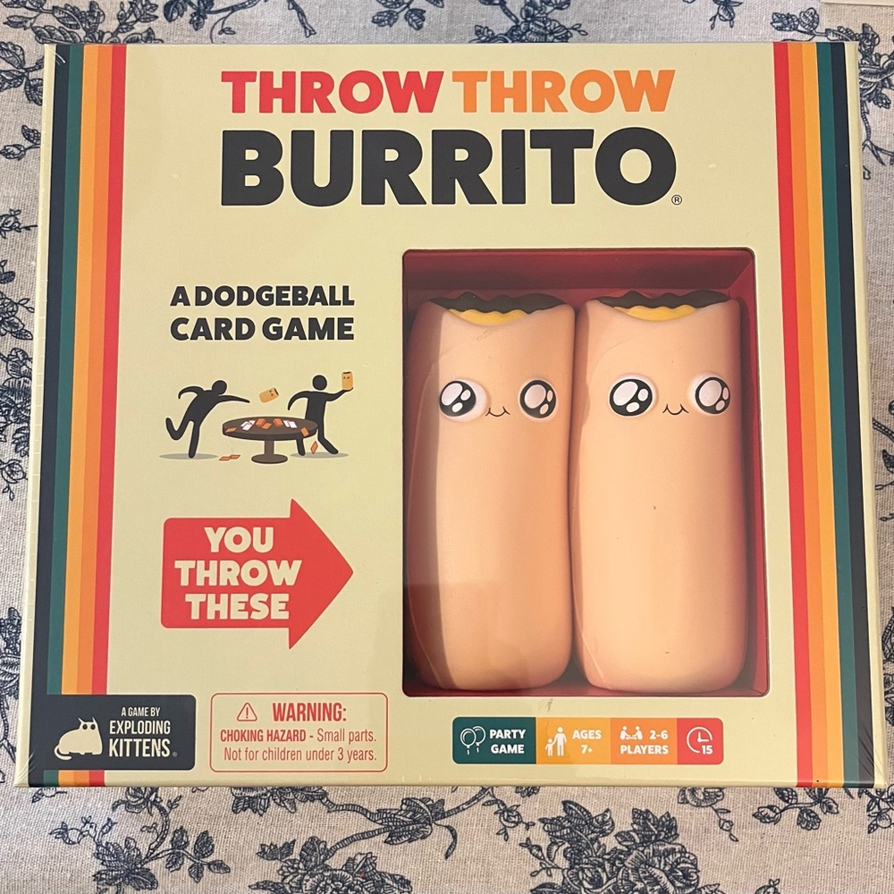 NEW IN BOX Throw Throw Burrito Game